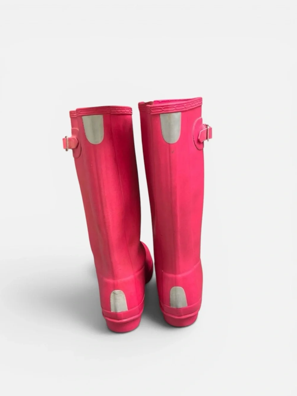 Hunter Girl’s Original Mid-Calf Rubber Rain Boot in Pink Size US 5; EU 36